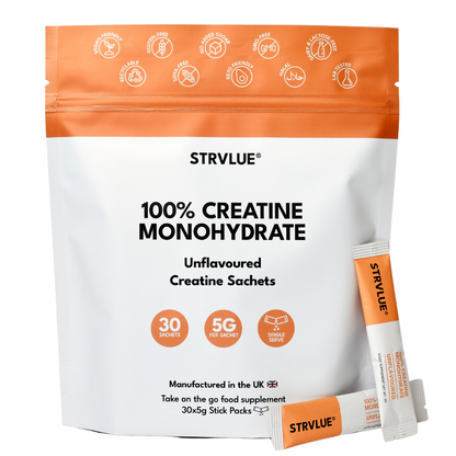 STRVLUE Creatine Sachets – Unflavoured
